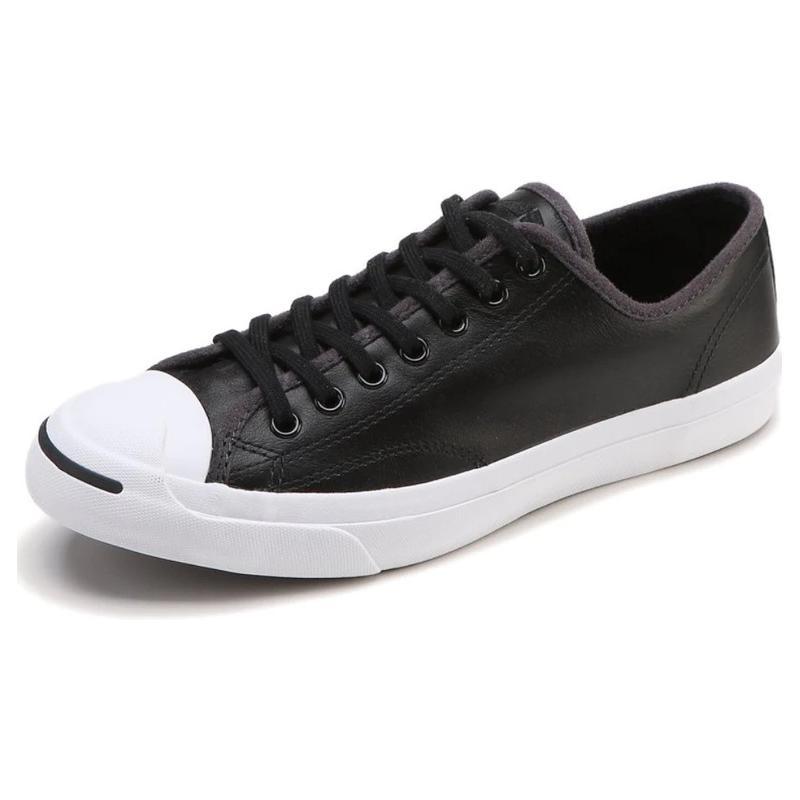 Converse Jack Purcell Comfortable Slip Resistant Abrasion Resistant Low top Skateboard Shoes Unisex Black 161639C