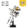 LEGO® 31152 Creator 3in1 The Astronaut In Space, Construction Toy with Dog and Space Shuttle, Decoration