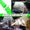 Work Light Bright LED Work Lights Rechargeable Magnetic Underhood Work Light with Hooks Cordless Battery Powered Flashlight