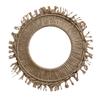 Round Wall Mirror Handwoven Cotton Rope Macrames Fringed Tassels Hanging Makeup Mirror for Bedroom Living Room Decors