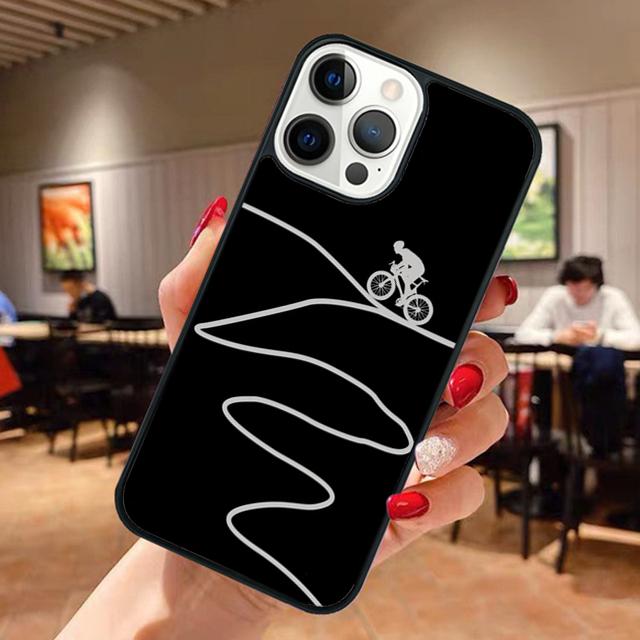 BIKE CYCLING art Phone Case For Apple iPhone 17 Air 11 Pro Max Plus SE2020 Coque For iPhone 17 Air 14 15 16 13 12 Max Cover