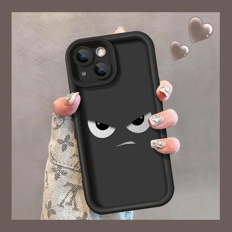 Murderous Expression Applies To iPhone17PorMax Mobile Phone Case 14Por Apple 13/12 Matte Feel 16 All-inclusive.