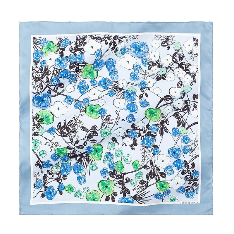 MARJA KURKI Silk Small Square Scarf