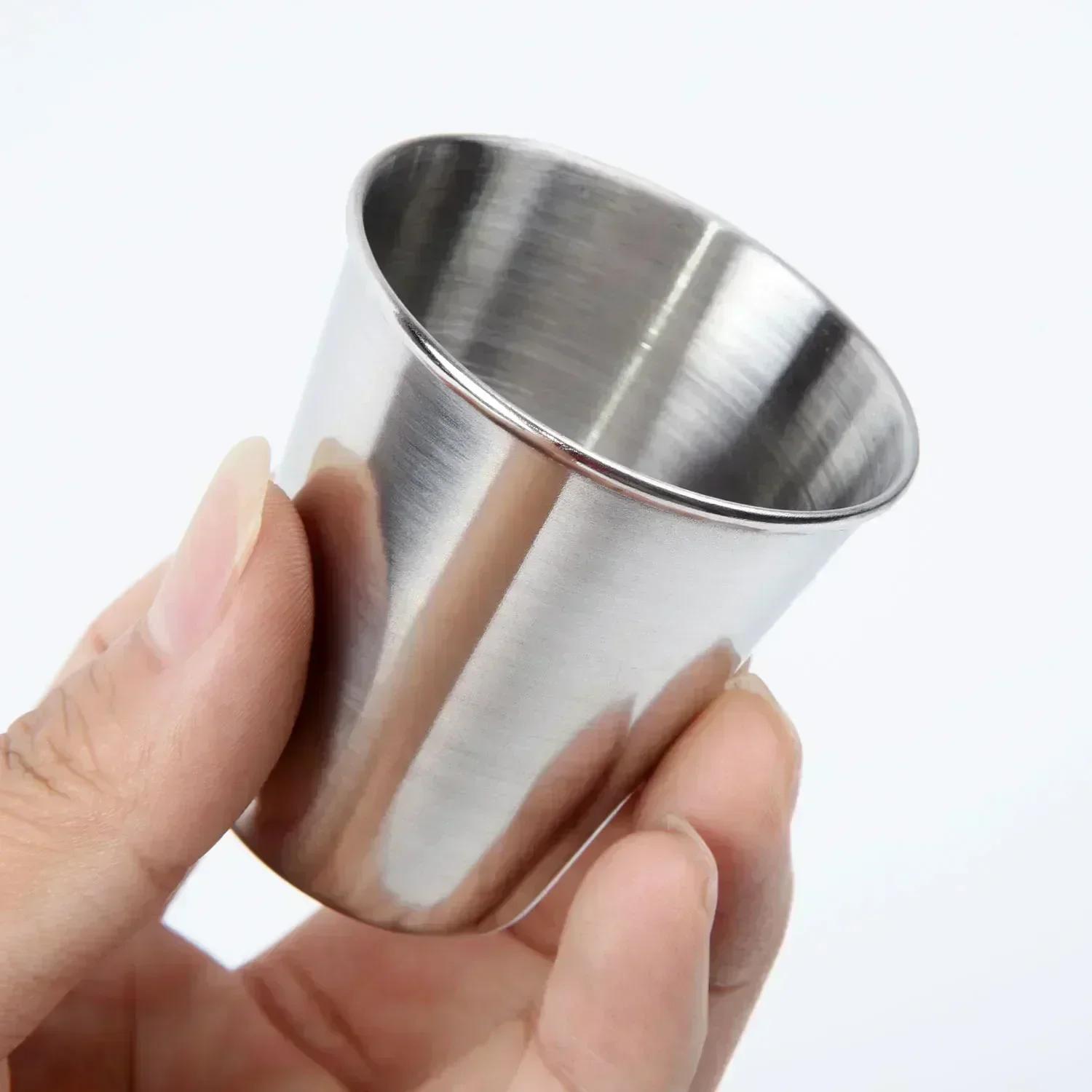 

Polished 3070180320ml Stainless Steel Cup for Coffee Cola and Milk Suitable for For bar and Office Use Compact Design 30ml