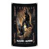90X150Cm Norse Mythology Flag Mjolnir Yggdrasil World Tree Tapestry Polyester Digital Printing Banner Garage Wall Art Decoration