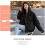 Maillard Argyle Women's Winter Baseball Jacket - Fashionable, Short, Loose, Thickened Cotton-Padded Coat