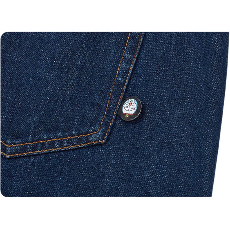 New Era SS26 Doraemon Series Vintage Loose Straight Wash Cartoon Logo Embroidered Casual Jeans Unisex jeans 14905118
