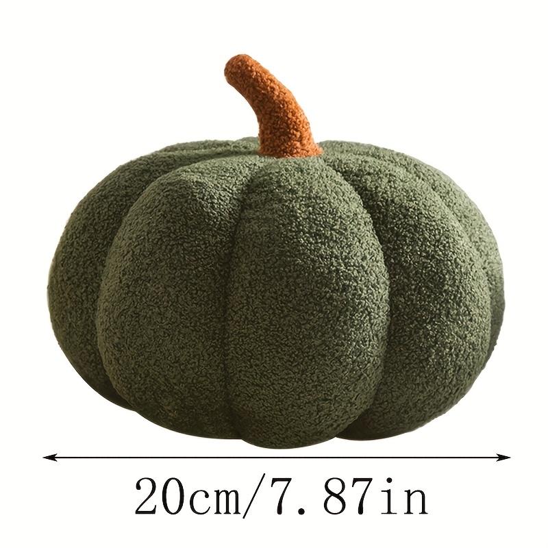3D Fluffy Pumpkin Plush Pillow -Stuffed Animal for Halloween Home Decor, Birthday Party Favors & Cozy Home Accents