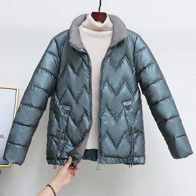 Nieuwe aankomst dames korte katoenen jas met opstaande kraag, verdikte en casual losse winterjas