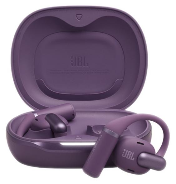 Jbl sense pro open wireless headphones purple