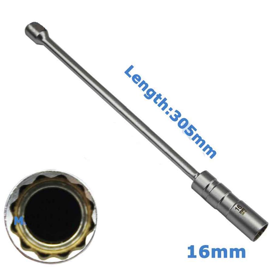 Chiave rimuovi-punto da 16mm Bussola candela a parete sottile Attacco da 3/8" Per BMW Per Mercedes Per Nissan Benz