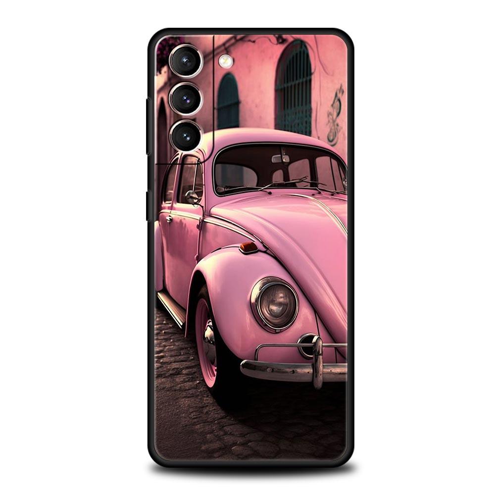 Classic Vintage Old Retro Car Phone Case For Samsung Galaxy S24 S23 S22 S20 Ultra S21 FE 5G S10 S9 Plus S10E S8 Soft Cover