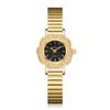 Vintage Fashion Diamond-Encrusted Medieval Temperament Dial, Small And Trendy Versatile Flower-Shaped Steel Belt Women'S Watch