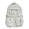 Schoolbag Cute Little Fresh Junior High School Student Large Capacity Schoolbag High School Student Backpack College Girl Transparent Pain Bag Baby 