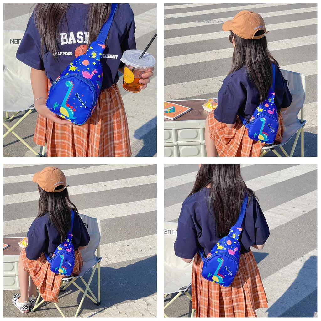 Trendy Cartoon Print Children's Crossbody Bag Breathable Durable And Theft-proof Ideal For Daily Use