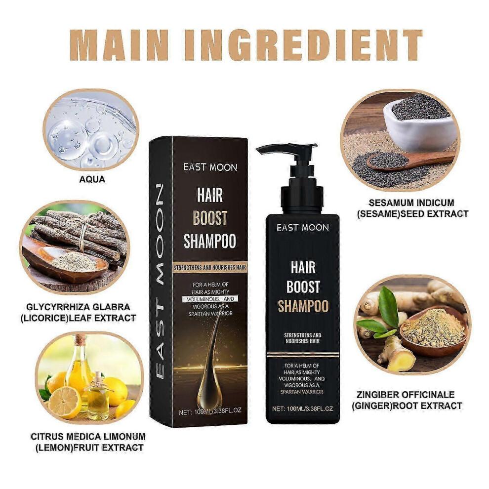 Shampoo Hair Boost - Balsamo Nutriente Anti-Caduta per Capelli Forti