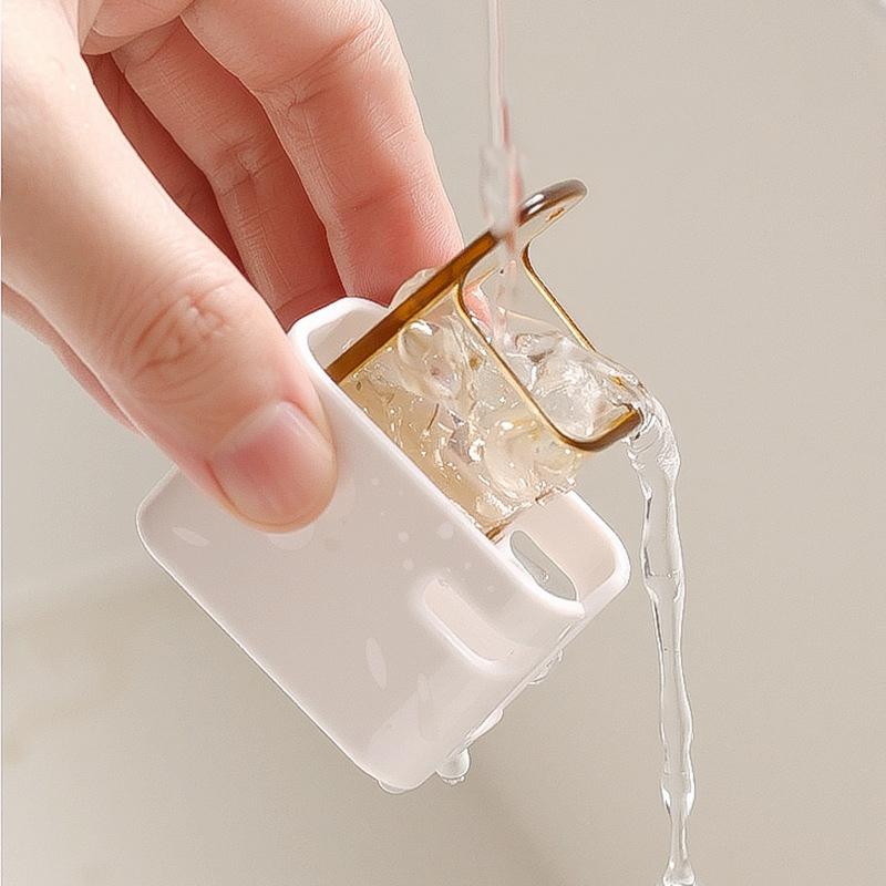 Dustproof Wall-mounted Toothbrush Holder Punch-free Bathroom Organizer For Electric Toothbrush Storage