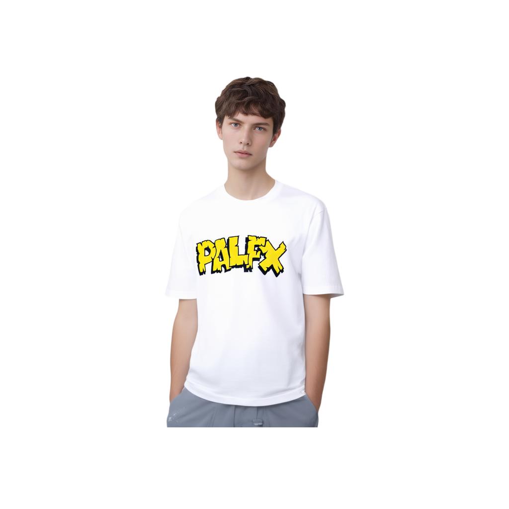 Palace Alphabet Print Basic Short Sleeve T-Shirt Unisex Tops White P20TS097