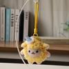 Fluffy Soft Mini Sheep Keychain Cartoon Anime Stuffed Lamb Pendant Adorable Bag Accessory for Girls School Backpack