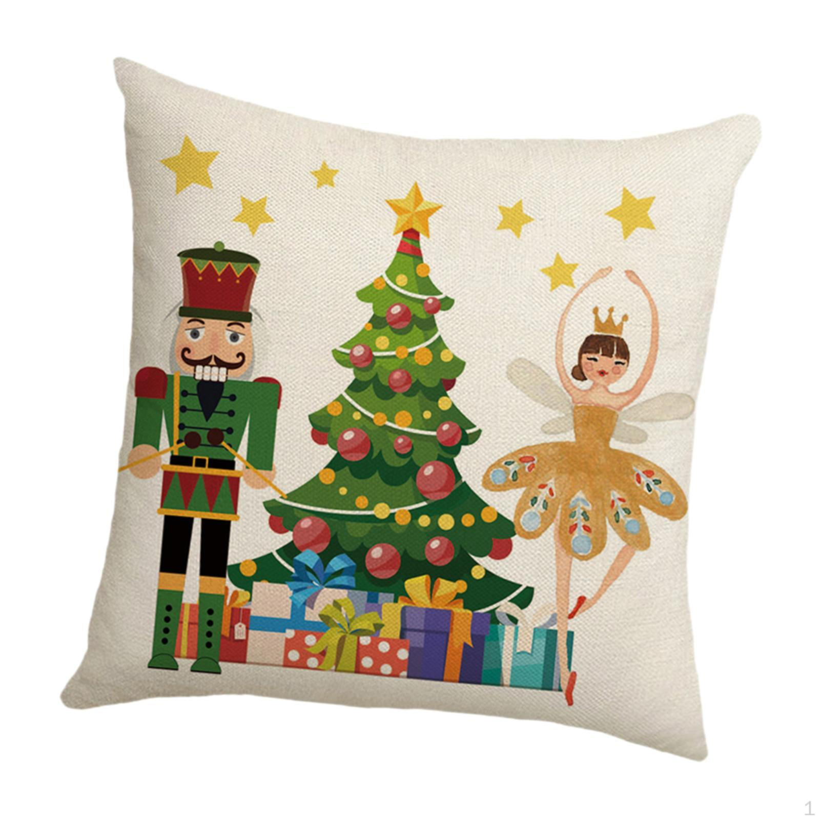

Рождественская наволочка для подушки, плед, креативная рождественская серия, квадратная подушка Style B