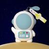 Mini Portable Fan Without Vane Cartoon Astronaut Shape Handheld Fan Cute Spaceman Personal Desk Fan Summer Rechargeable 2 Speed Cooling Fan for Travel