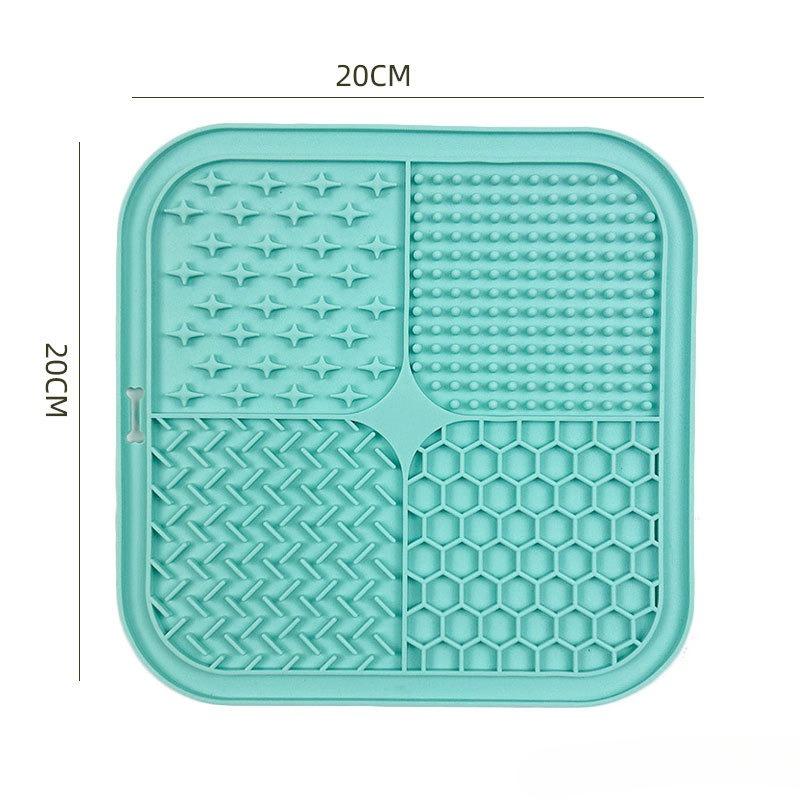 

Pet Silicone Lick Feeding Tray Slow Feeding Mat Feeding Pad Suction Cup Anti-slip and Anti-choking Feeding Pad Dog Lick Pad