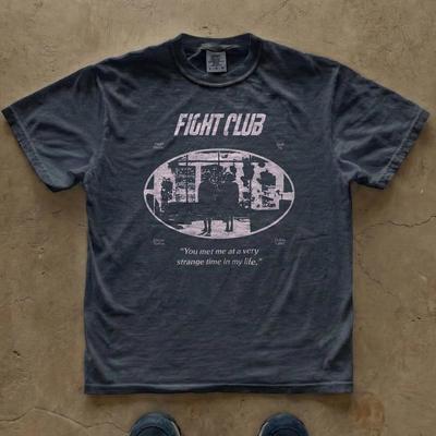 Fight Club Movie T-Shirt | Comfort Colors, Dark Graphic Tee