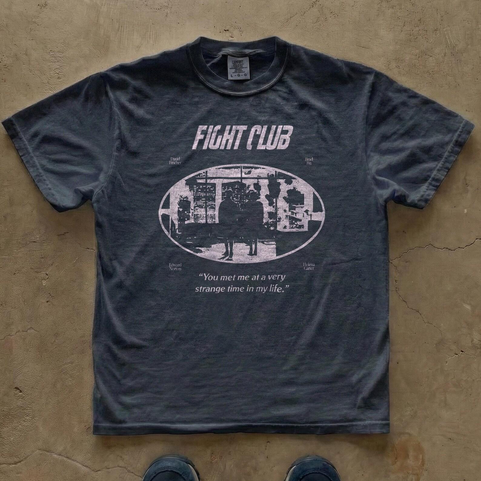 Fight Club Movie T-Shirt | Comfort Colors, Dark Graphic Tee M