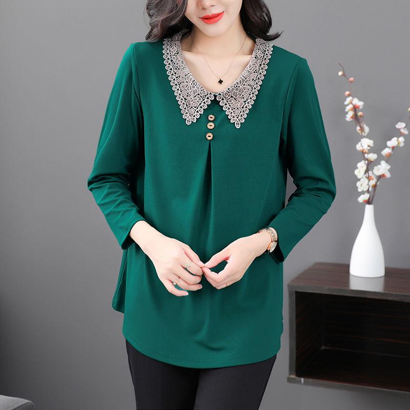 WTEMPO Women Autumn Casual Long Sleeve O Neck Loose Blouse Vintage Harajuku Solid Shirt Oversized Tops
