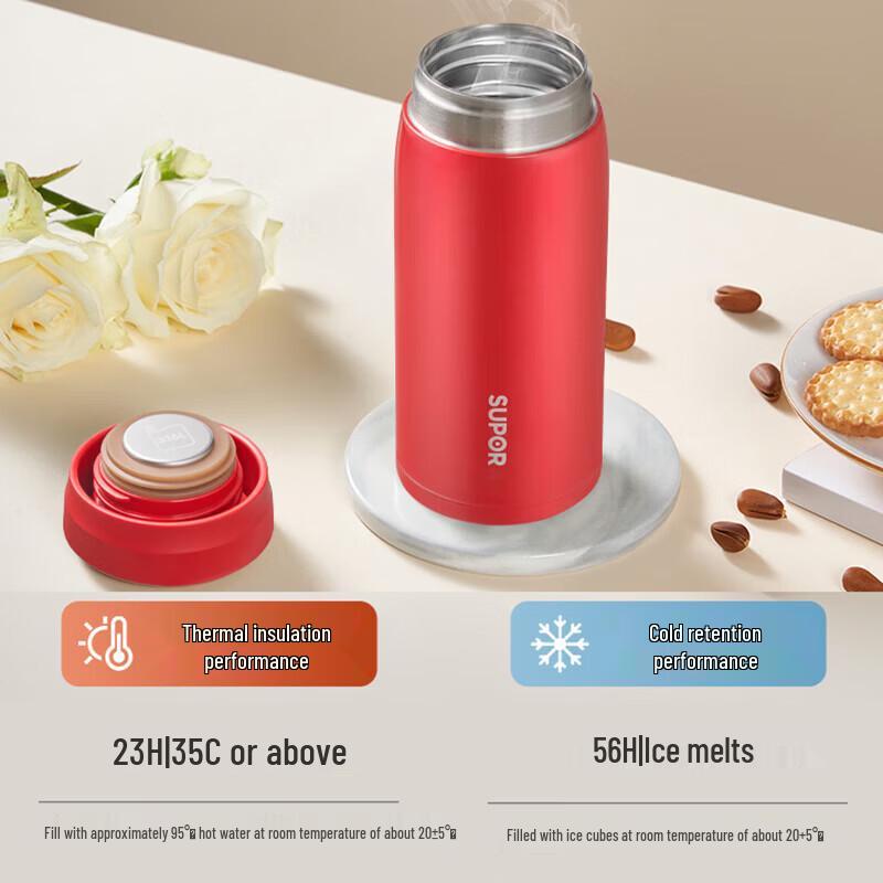 SUPOR 316L Stainless Steel Portable Pocket Thermos