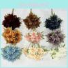 Simulated 7 Heads Multiple Petals Lily Bouquet Artificial Flower For Hoom Decor