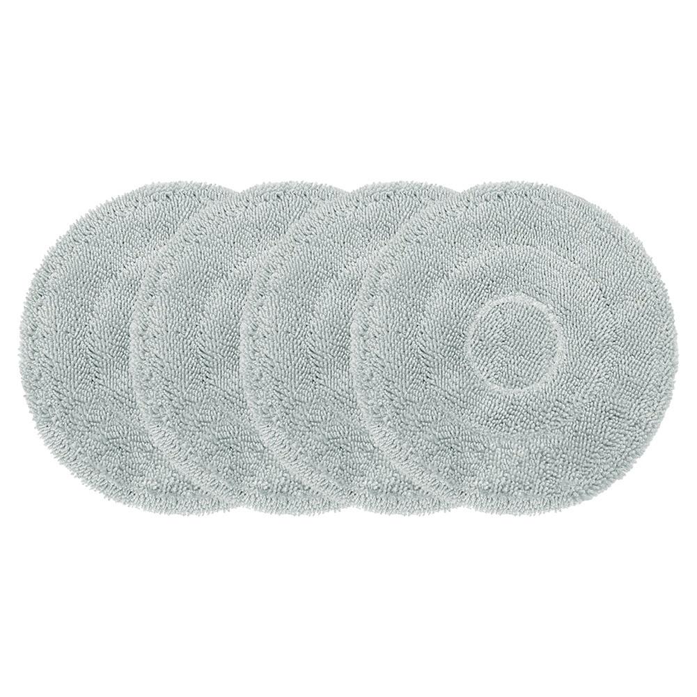 Mop Cloth And Side Brush Set For Cecotec For Conga M100 Spin AI Vacuum, Replacement Parts For Floor Cleaning, 2-Pack