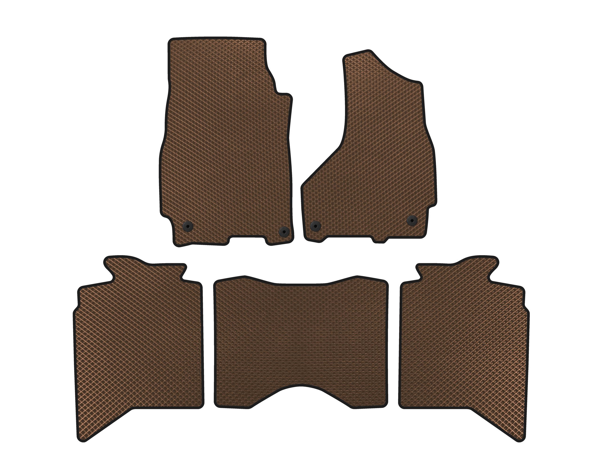 

EVA mats (2013-2025, 5-seater, Brown) for Dodge RAM