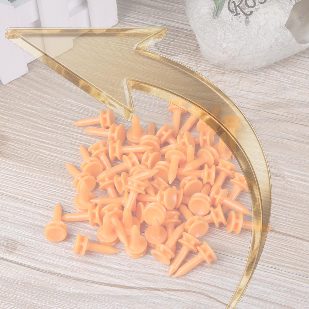 100 шт. Профессиональные гольф-тишки Мини-гольф-тишки Пластиковые гольф-тишки Маленькие гольф-тишки Аксессуар для гольфиста на открытом воздухе China Mainland