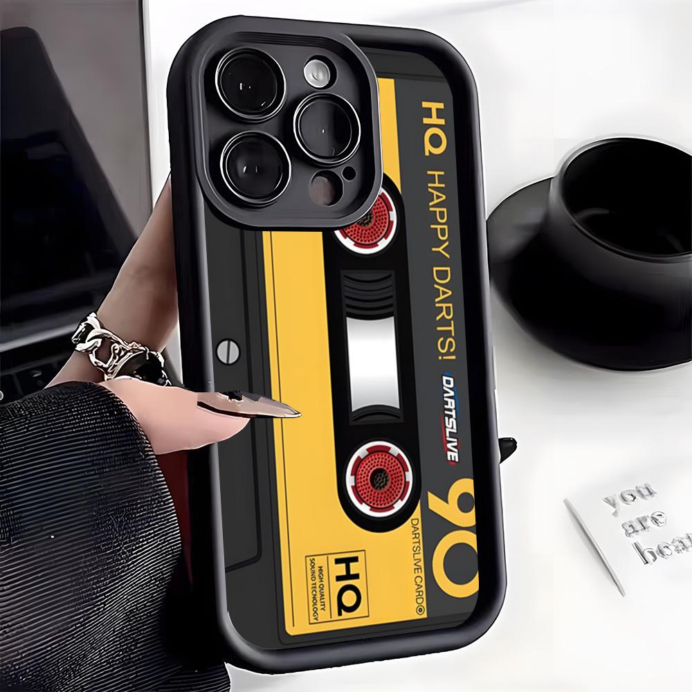 

Retro Magnetic Radio Tape Cassette Phone Case For IPhone 17 Pro Max 16 15 14 Pro Max IPhone 13 Pro Max 11 Plus Silicone Cover iPhone 14 Plus