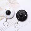 LED Light UFO Keyring Ornament Spaceship Model Keyring Creative Flying Disc Keychain  Jewelry Gift