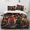 3D Deep Rock Galactic Game DRG Bedding Set Printed Single Comforter Quilt Duvet Cover Pillow Case 3 Pieces Sets Kids Adult Size