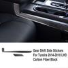 Soft Carbon Fiber Central Control Gear Side Sticker For Toyota Tundra 14-18