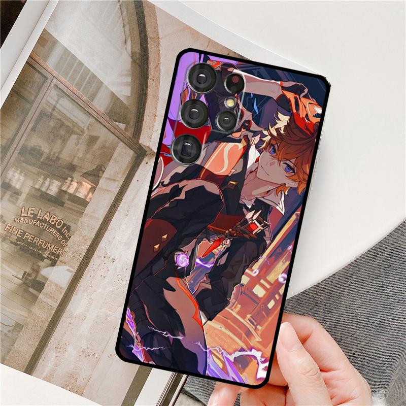 Tartaglia Genshin Impact Phone Case For Samsung Galaxy S24 Ultra S9 S10 S20 S21 S22 S23 Plus S24 FE S25 Ultra Cover
