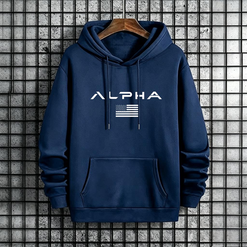 Fashion Men's Hooded Sweatshirts Autumn Winter Daily Casual Sporty Jogging Hoodies Male Home Outdoor Comfort Warm Pullover