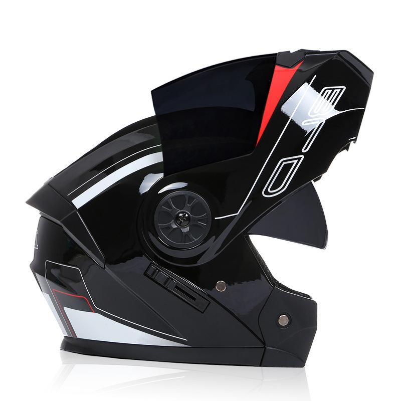 Flip Up Motorcycle Helmet Men Women Safety Downhill Motocross Racing Modular Personalised Full Face Casco Moto DOT Approved