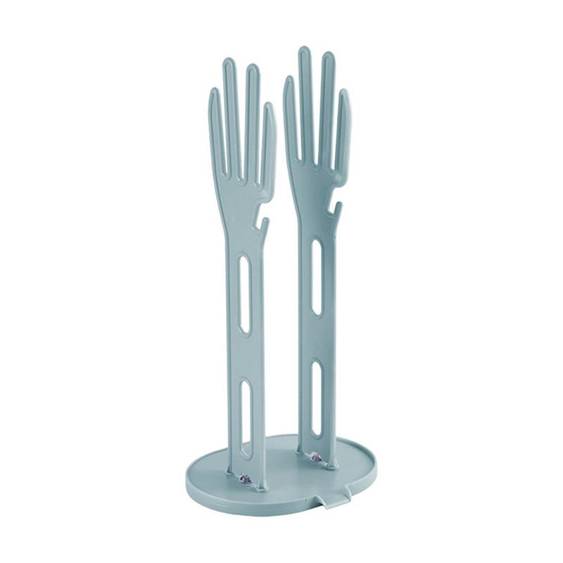 

1Pc Kitchen Glove Stand Holder Rubber Glover Dryer Rack Towel Holder Drain Countertop Storage Rack Kitchen Sink Accessories Tool синій