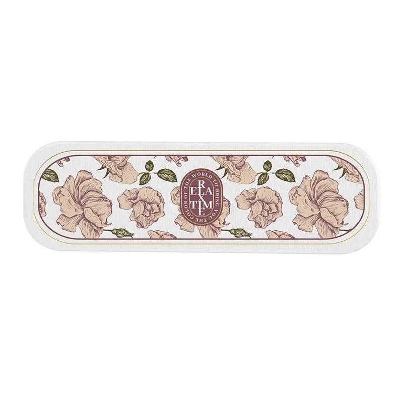 

Диатомитовая впитывающая подкладка, мыльница, настольный коврик, поднос для ванной комнаты, столовой, коврики с цветочным узором, подставки из диатомита