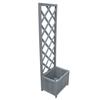 VidaXL Trellis Planter 40x30x135 Cm Solid Fir Wood