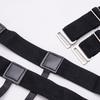 Men Shirt Stay Belt With Non-slip Locking Clips Gentleman Leg Thigh Suspender Garters Strap Fashion Elastic UniformShirt Braces