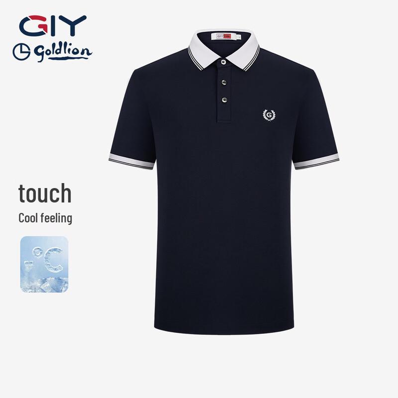 Goldlion Men s Casual Short-Sleeved Polo Shirt 3XL