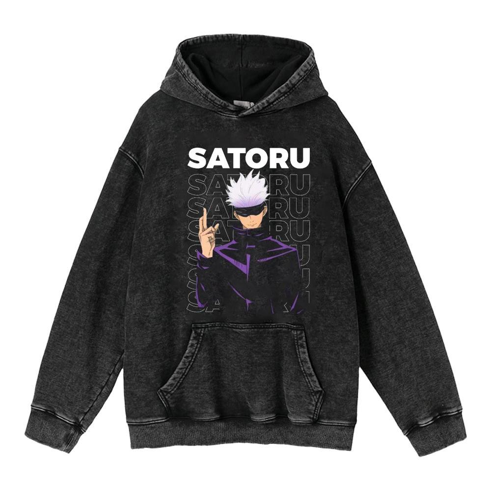 Autumn And Winter Washed Retro Hoodie Riman Retro Sweater