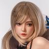 Head with Realistic Oral Function 100% Silicone Compatible with 130-180cm Sex Dolls M16 Thread Interface Wig & Implant Hair Options 3kg