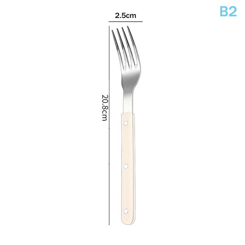 304 Stainless Steel Colorful Handle Cutlery - Creative Gift Flatware (Knife Fork Spoon) Drop Ship
