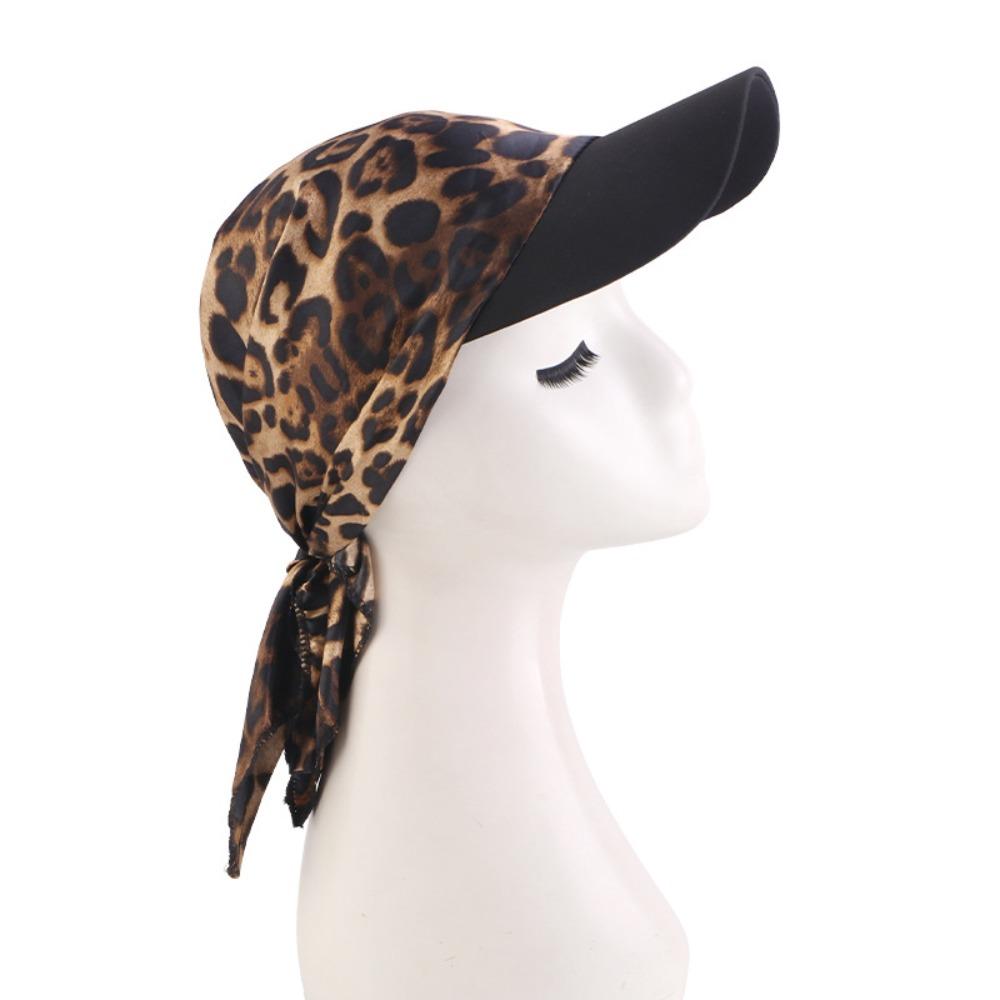 

Breathable Women Printed Satin Headscarf Hat Summer Baseball Cap Outdoor Sun Hat For Men Women B